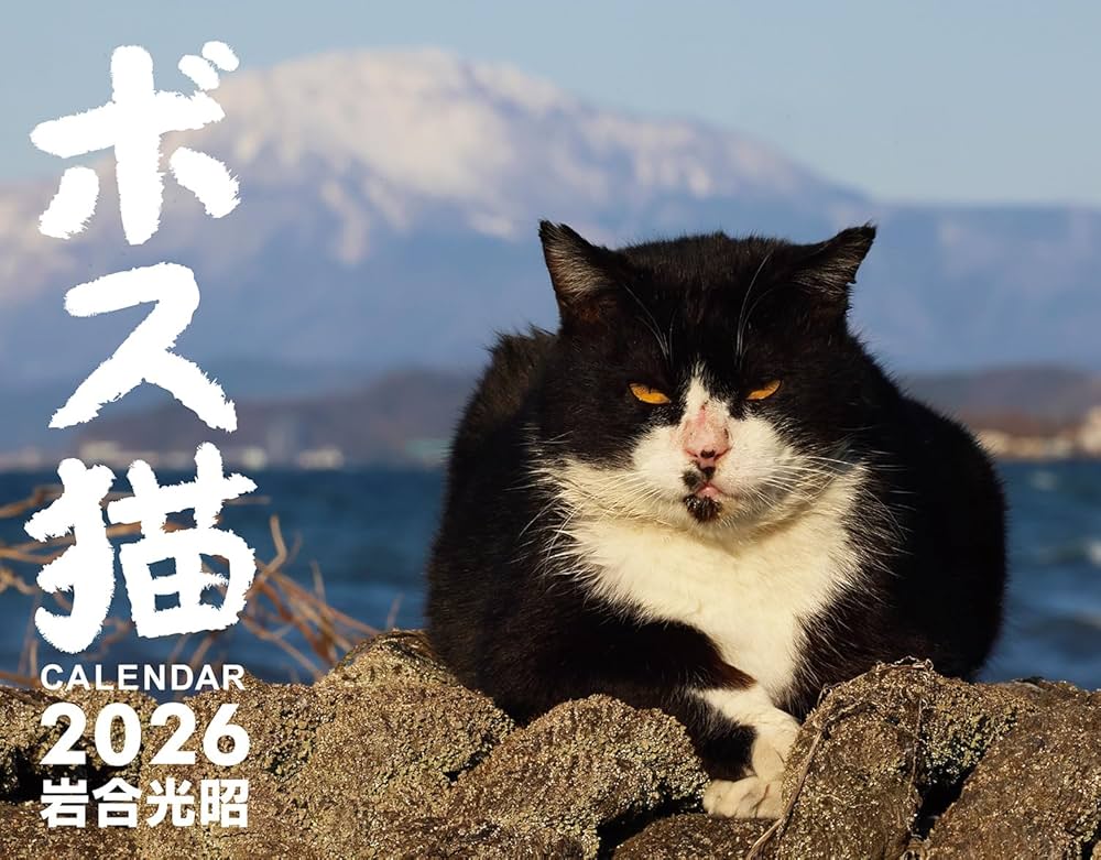 ボス猫カレンダー2026 ([カレンダー]) | 岩合 光昭（写真） |本